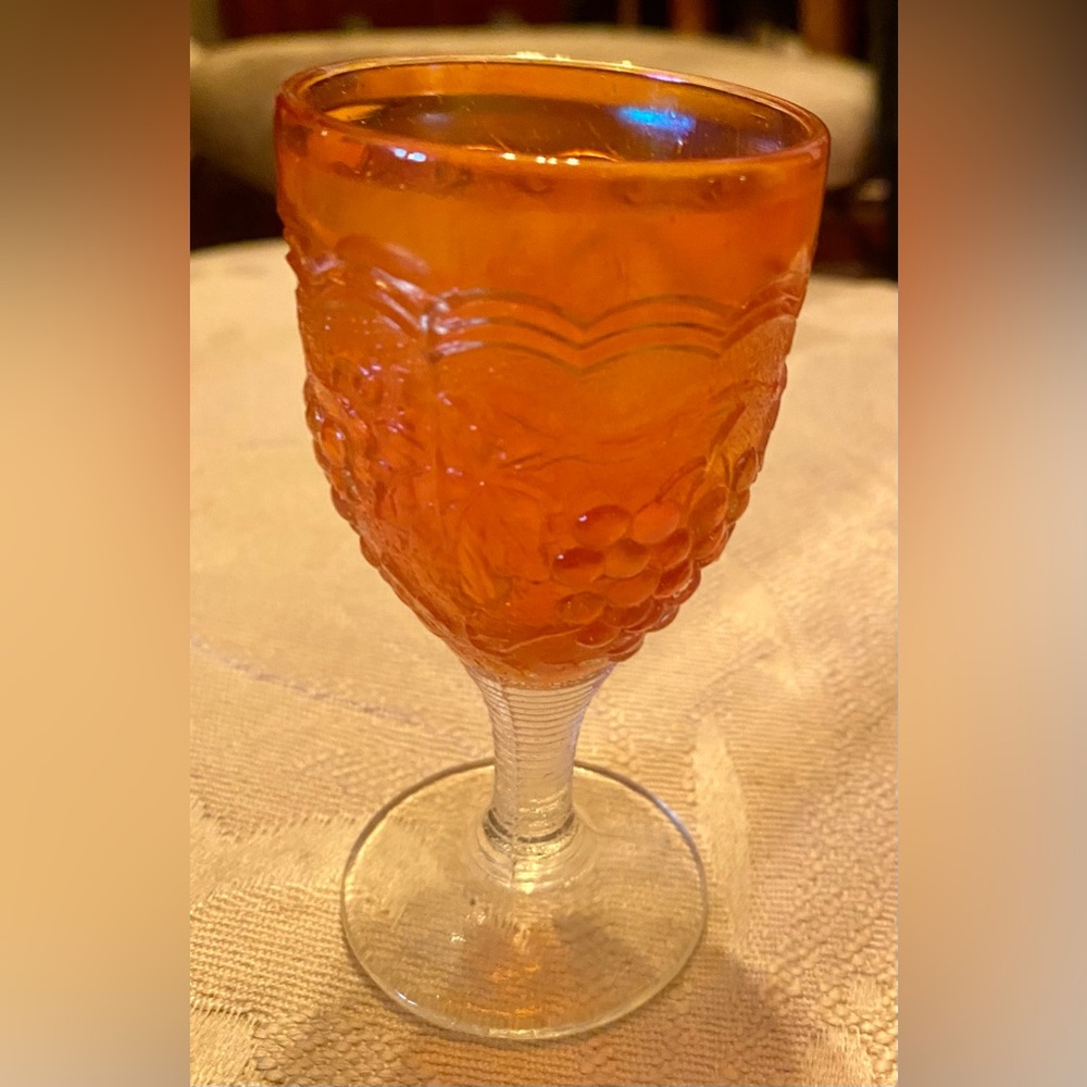 Imperial Cordial glass, marigold